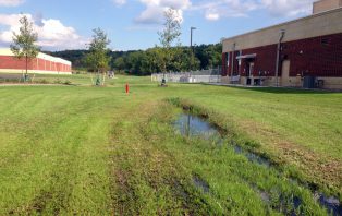 Image of Binghamton Army Reserve stormwater project