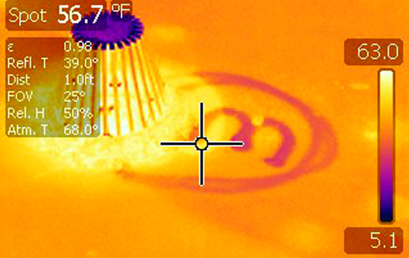 Image of thermal imaging