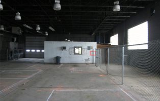 Image of the inside of the former Crowley Foods trucking facility