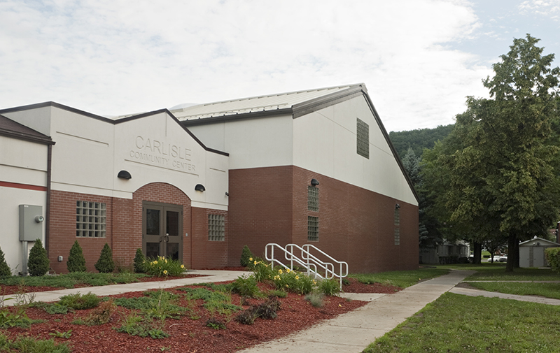 Image of exterior of Carlisle Community Center