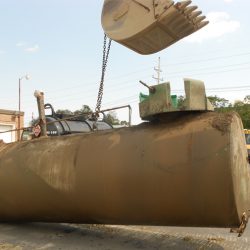 Image of underground tank removal